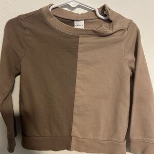 Carter's Kids Brown and Tan Sweatshirt